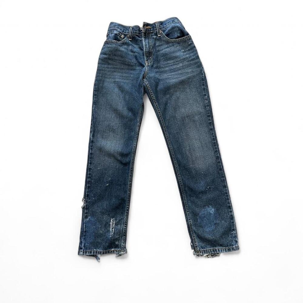Levi’s Strauss & Co. Denim Blue Distressed Skinny Jeans, Size 34x32